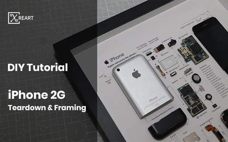 Xreart iPhone 5S Teardown Framed Artwork, Best Geek Gift Idea