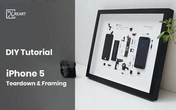 How to tear down an iPhone5 and turn it into a framed artwork