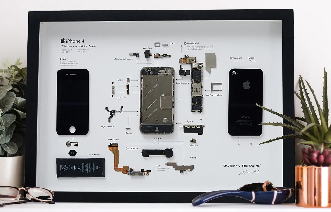 Got an old iPhone 4s? Turn it into a framed artwork