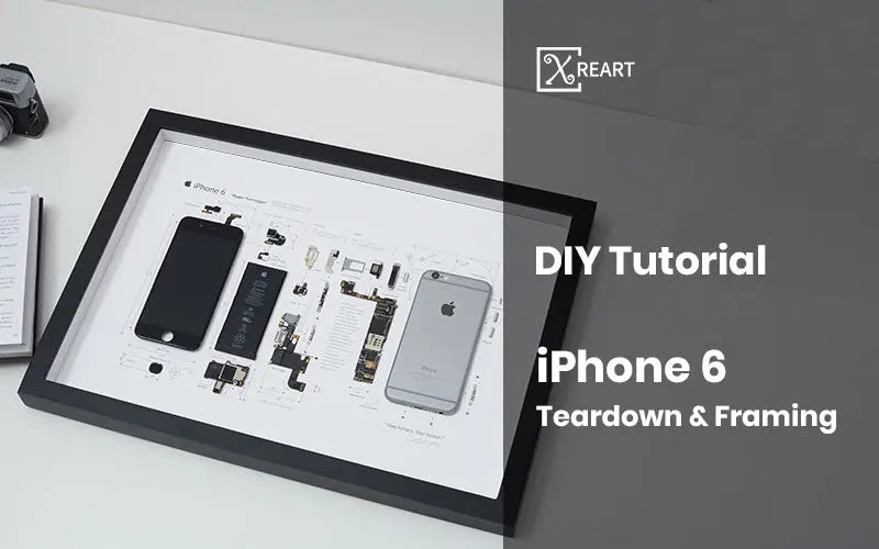 How to tear down an iPhone 6 and turn it into a framed artwork
