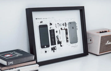 How to disassemble and make your own iPhone 6 framed wall deco