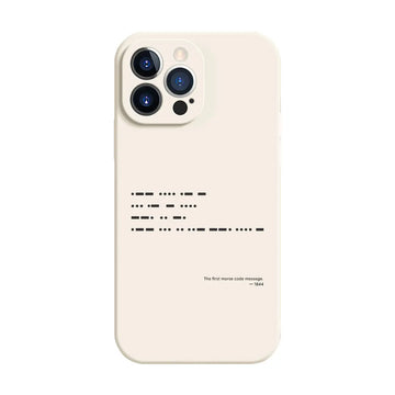 First Morse Code Message-Epoch Echo Series-iPhone Case