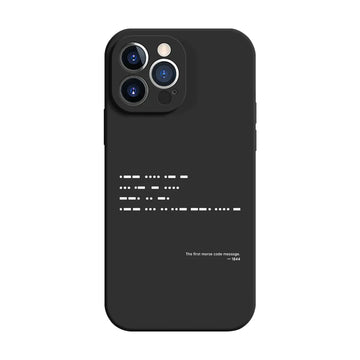First Morse Code Message-Epoch Echo Series-iPhone Case XreArt Studio
