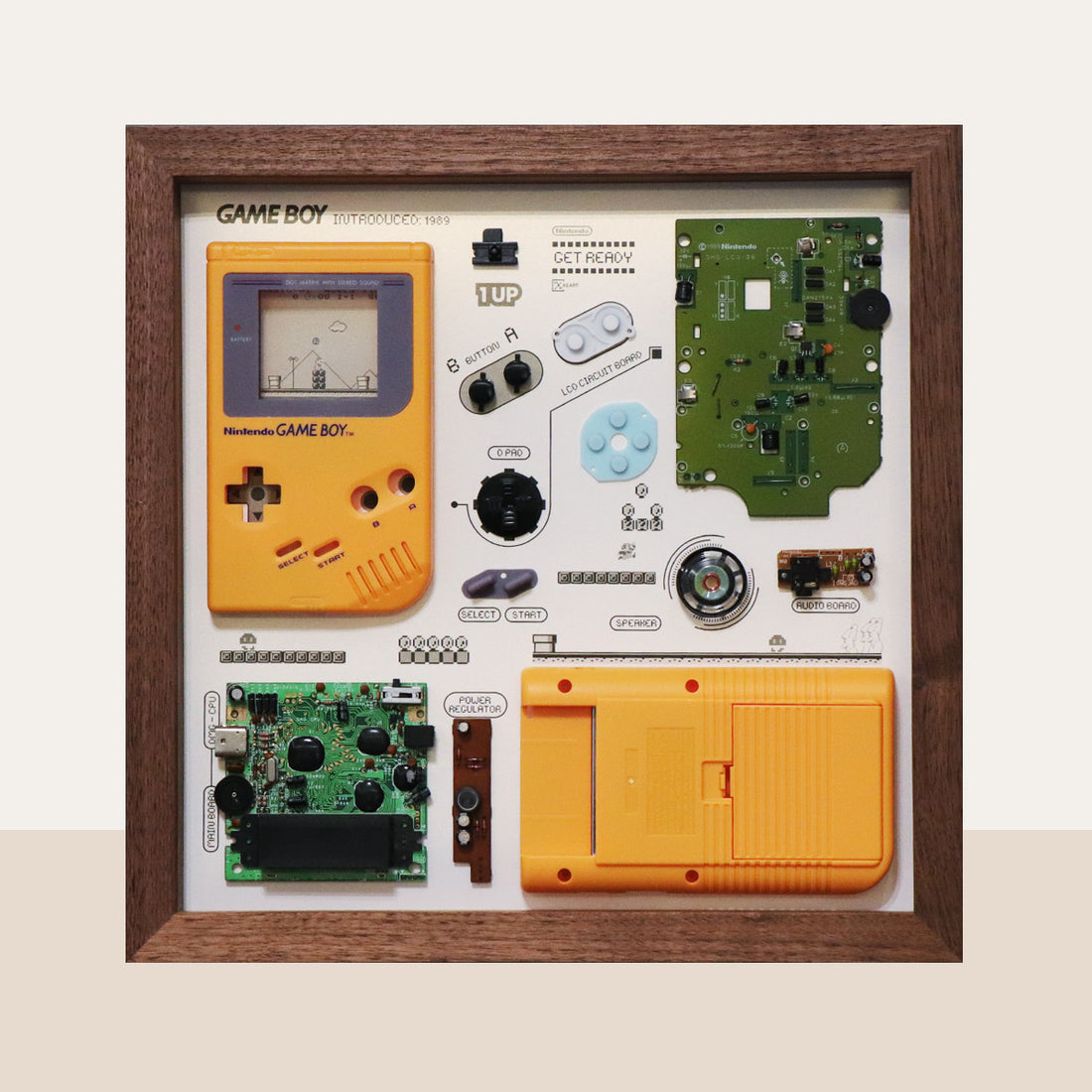Xreart Nintendo Game Boy Original (1989)-Super Mario Land Frame