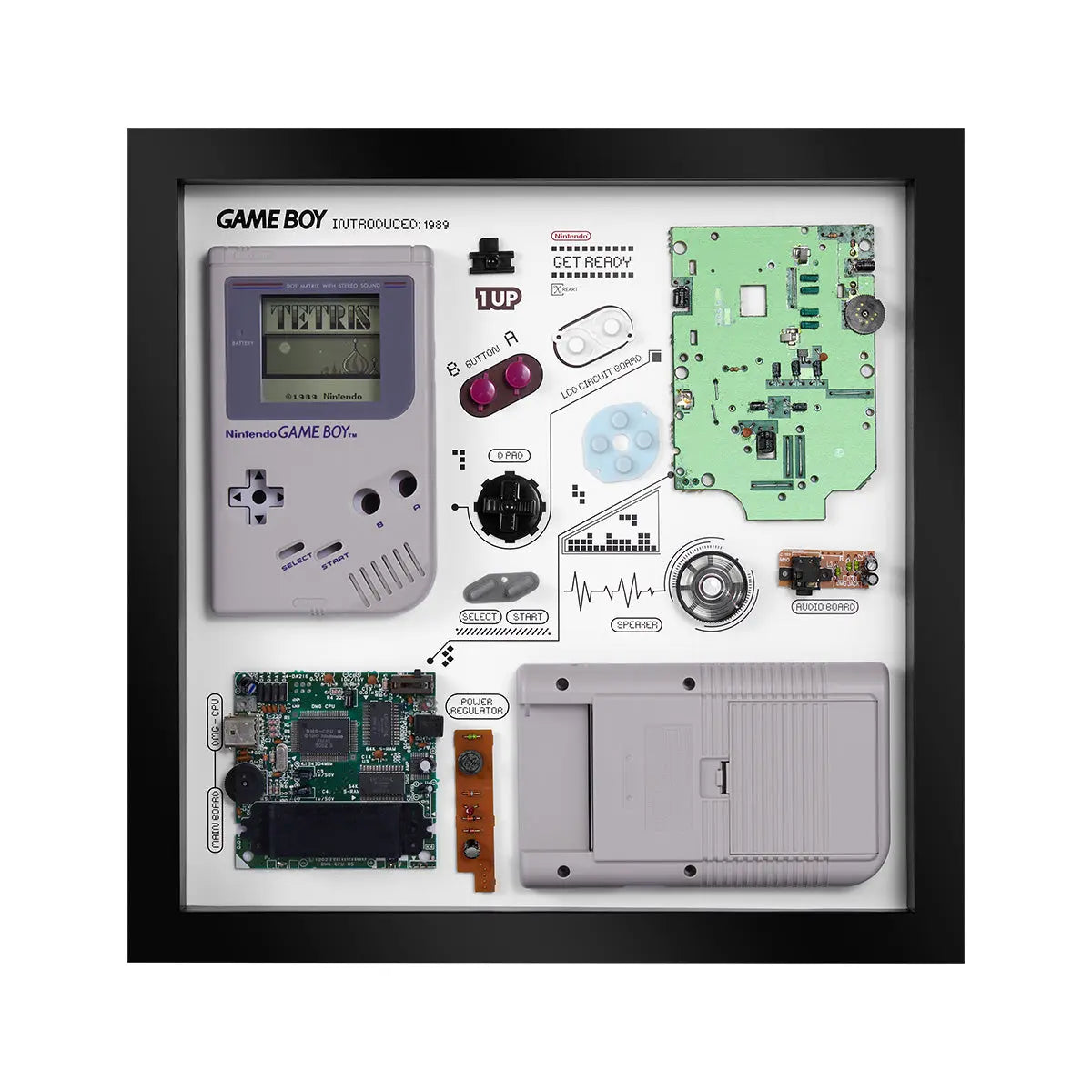Xreart Nintendo Game Boy Original (1989)-Teardown Frame