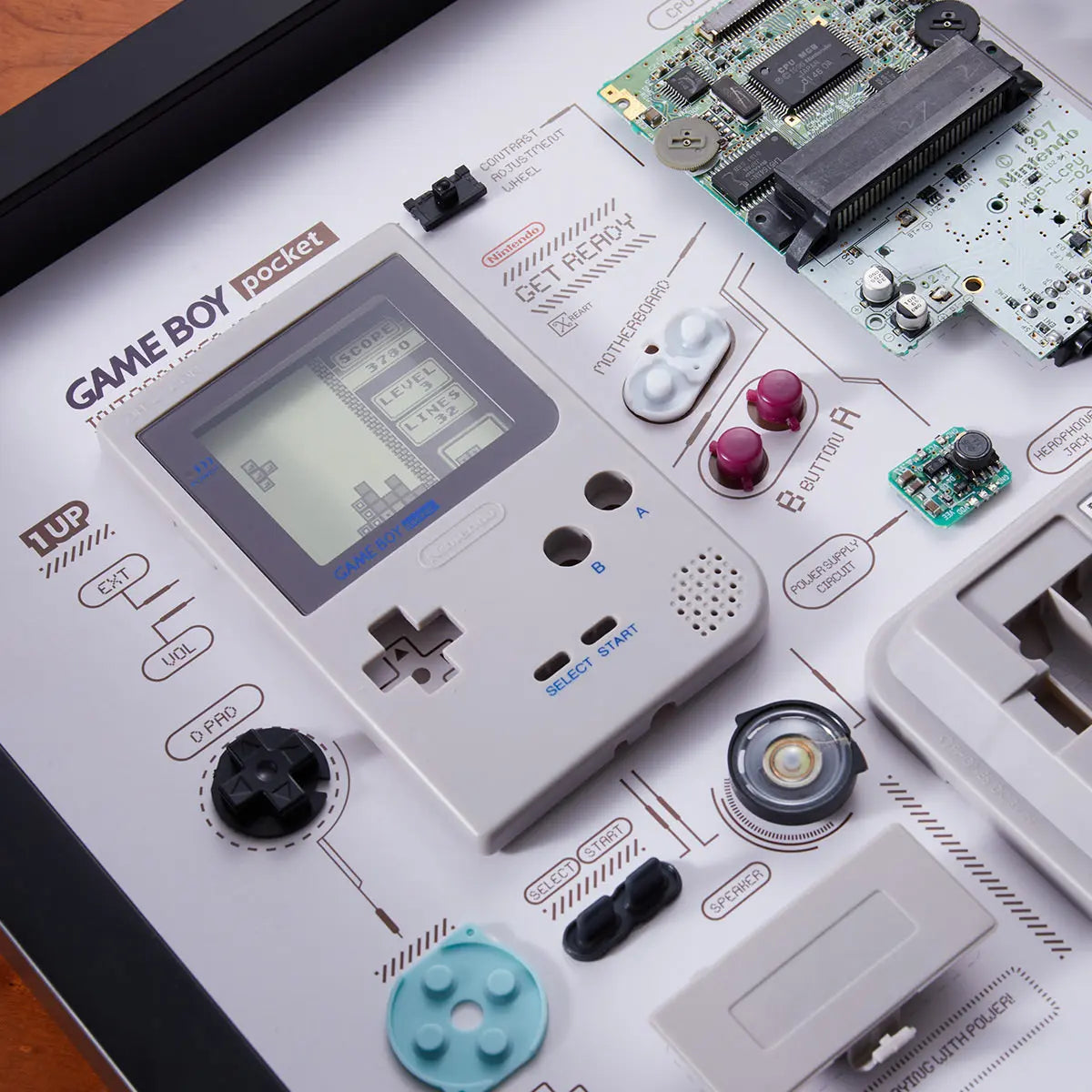 Game Boy Pocket Xreart Premium Display Art