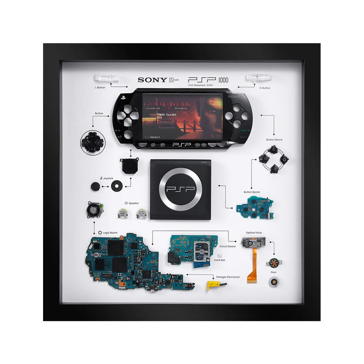 PSP 1000 Teardown Frame by Xreart