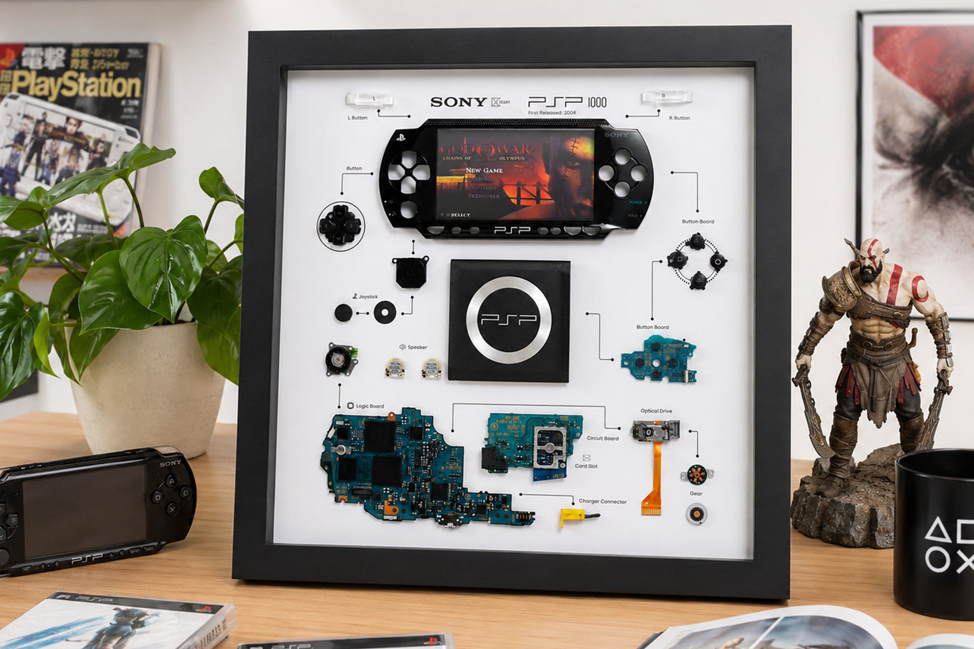 PSP1000-Disassembly-Art-Frame-