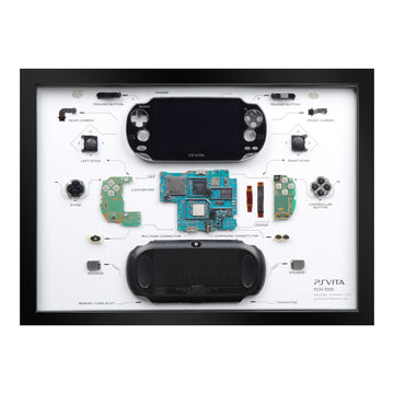 XreArt PS Vita Original Model (PCH-1000) Disassembled Art Frame