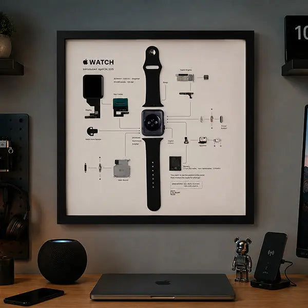 Apple watch 1 Disassemble Layout Template PDF Format (Digital Download) XreArt Studio 