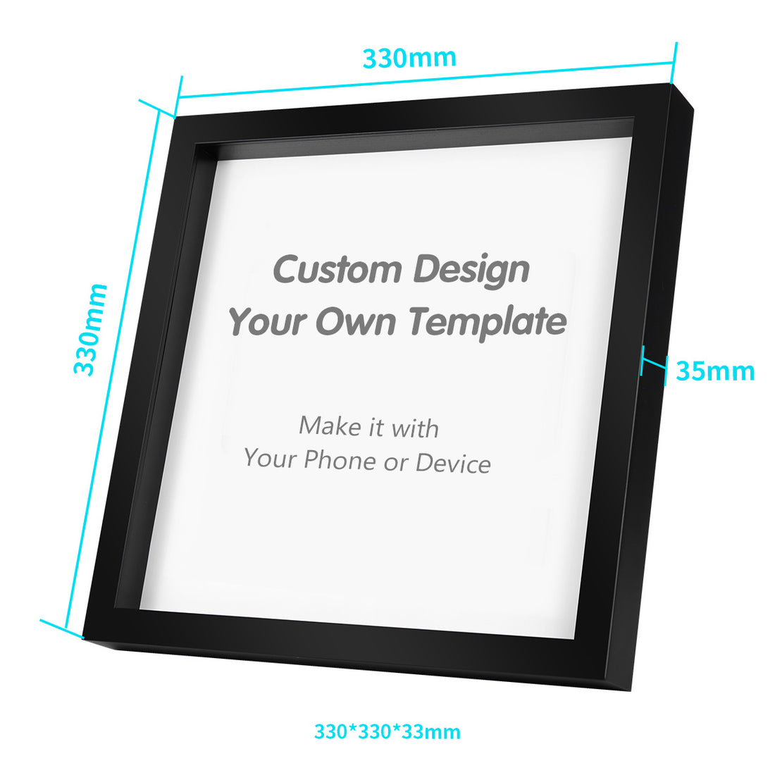 Customize your own art frame with your phone or device