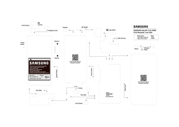 Samsung Galaxy S disassembled Layout PDF Download XreArt Studio